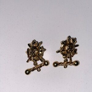 Vintage Nautical clip on earrings